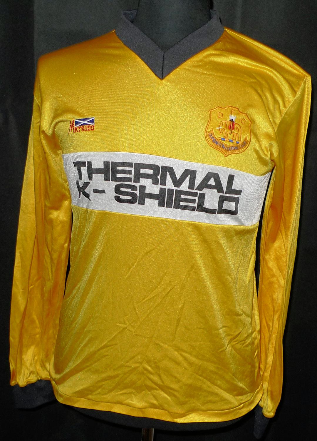 maillot dumbarton fc domicile 1981-1982 rétro