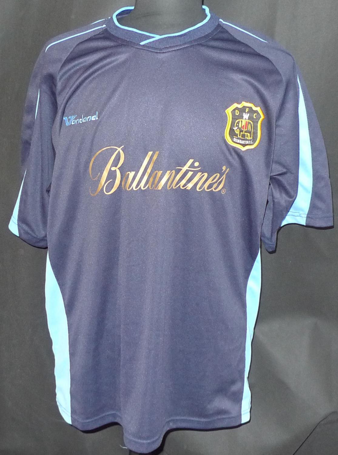 maillot dumbarton fc exterieur 2007-2008 rétro