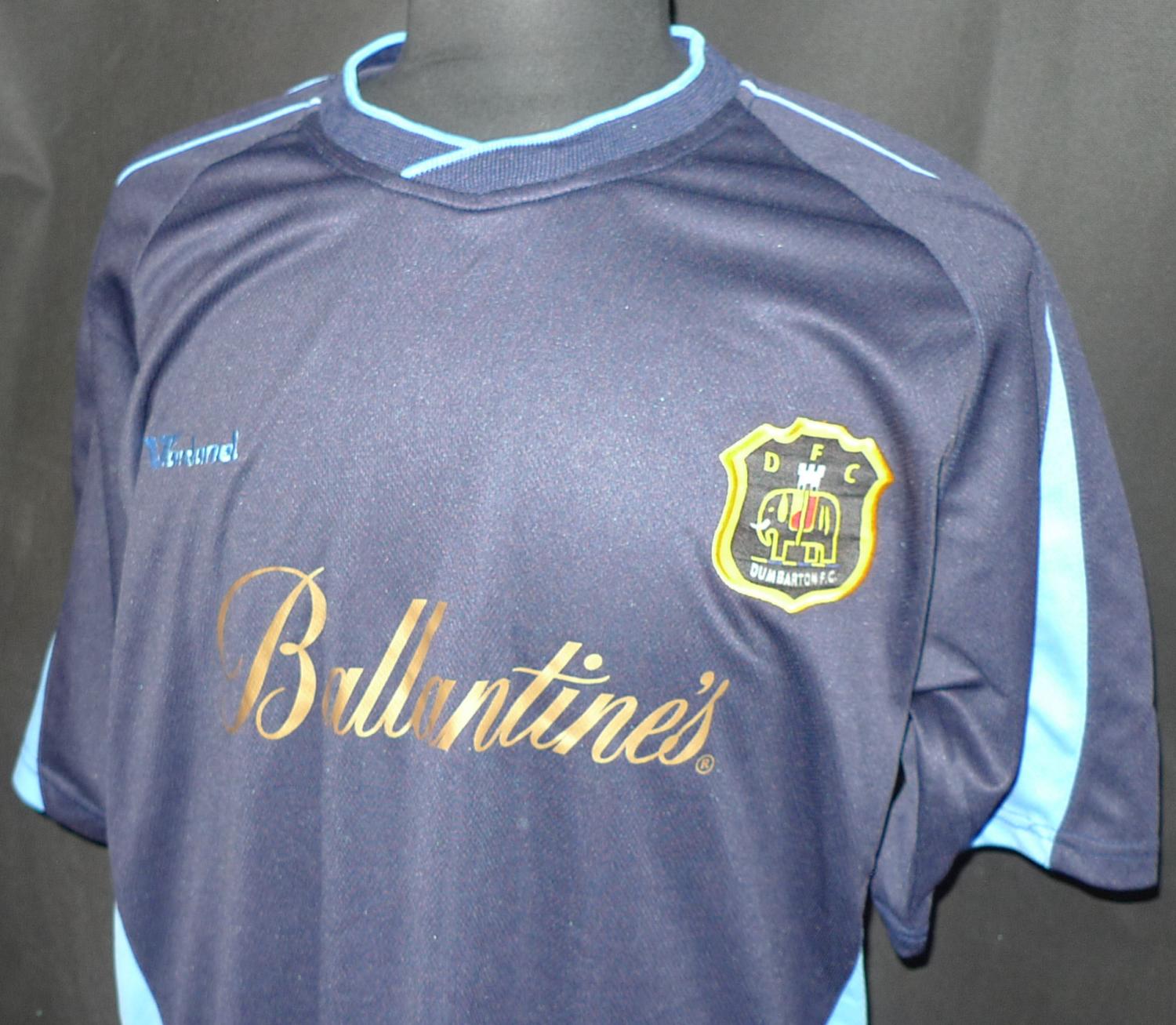 maillot dumbarton fc exterieur 2007-2008 rétro