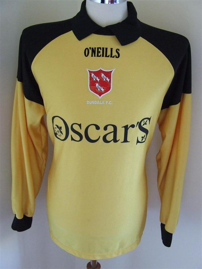 maillot dundalk fc gardien 2003 rétro