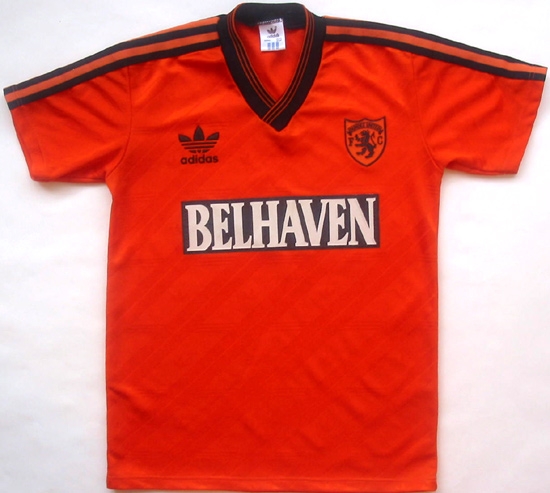 maillot dundee united domicile 1988-1989 rétro