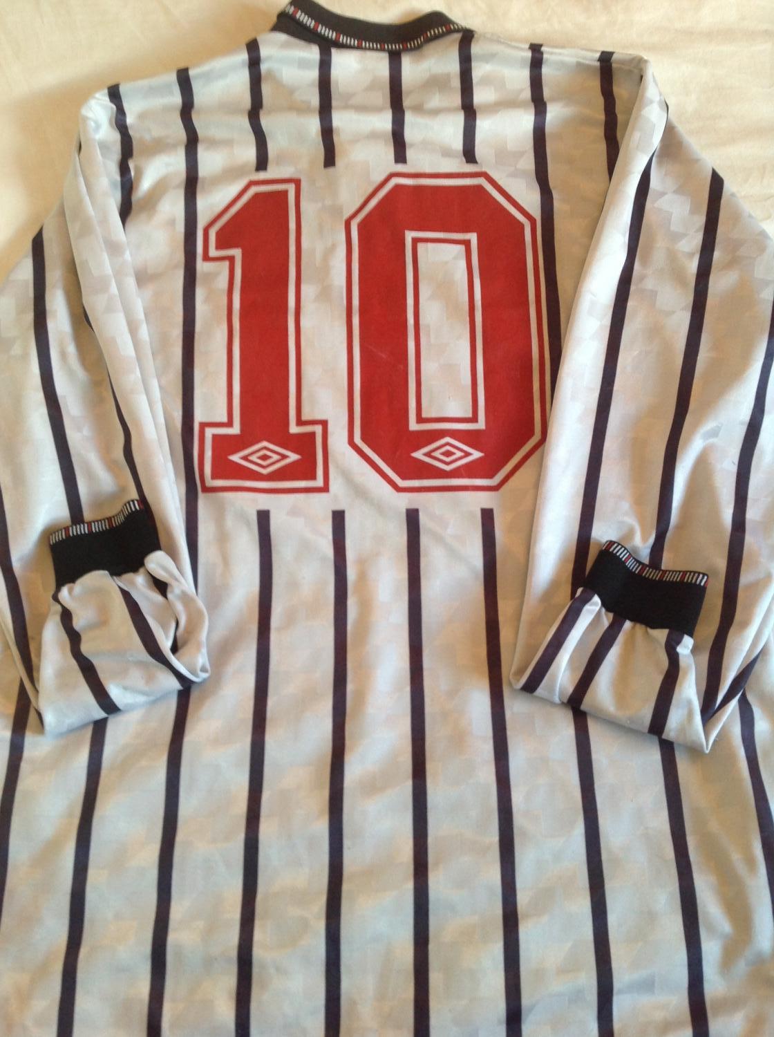 maillot dunfermline athletic domicile 1990-1991 rétro