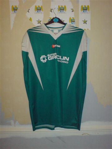 maillot dyskobolia grodzisk wielkopolski exterieur 2003-2004 rétro
