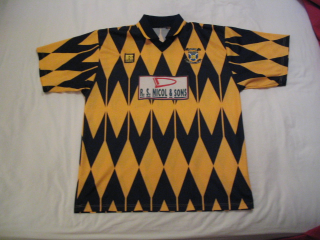 maillot east fife domicile 1998-2000 rétro