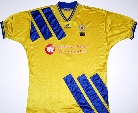 maillot eintracht brunswick domicile 1993-1994 rétro