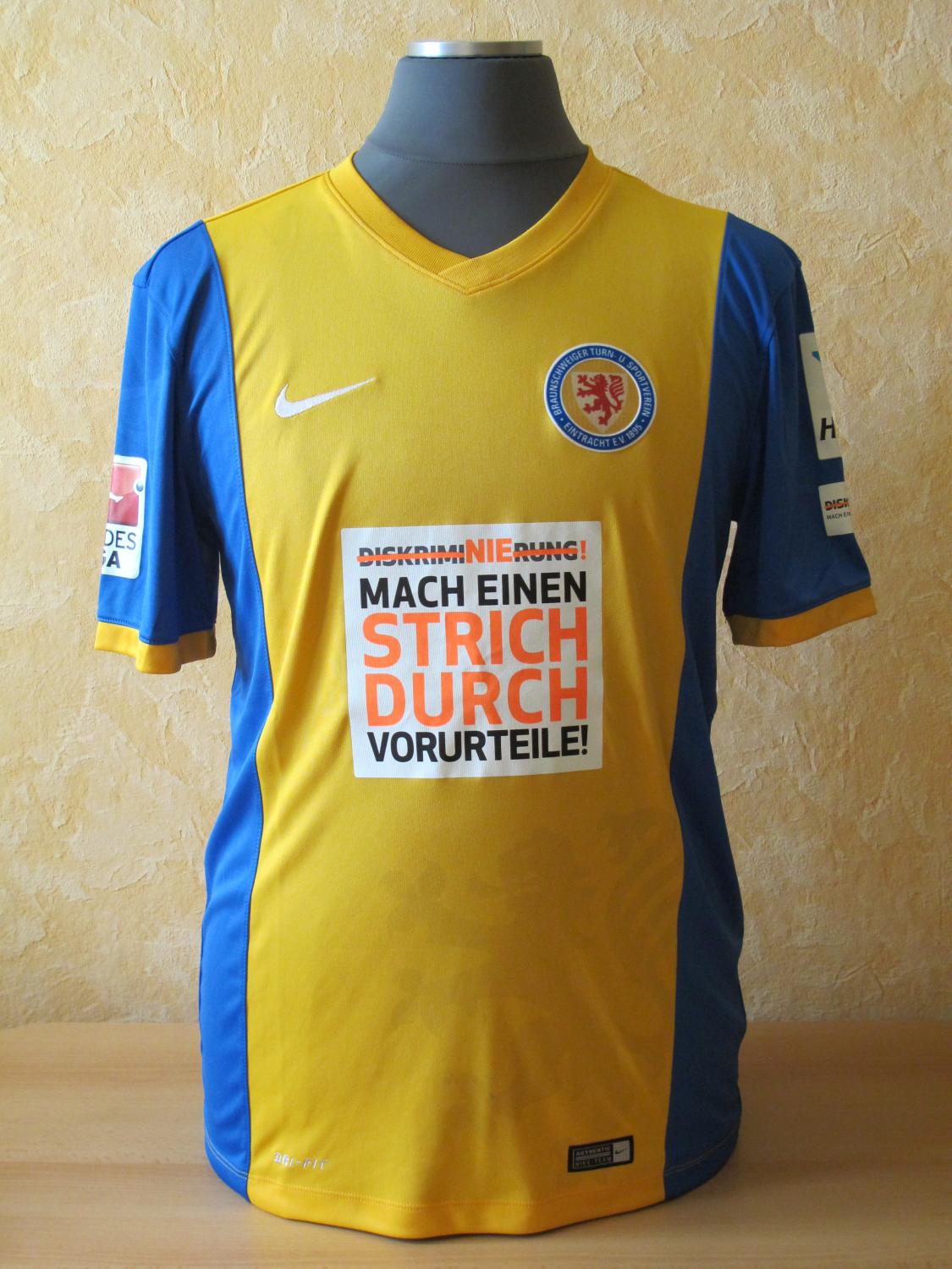 maillot eintracht brunswick particulier 2014-2015 rétro