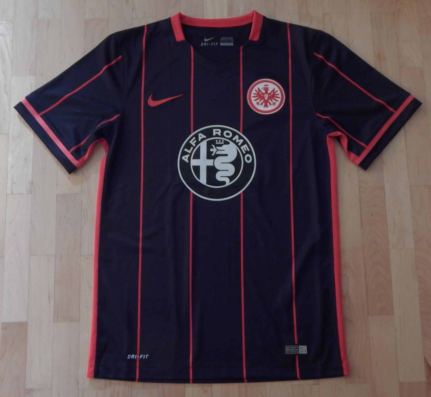 maillot eintracht francfort domicile 2015-2016 rétro