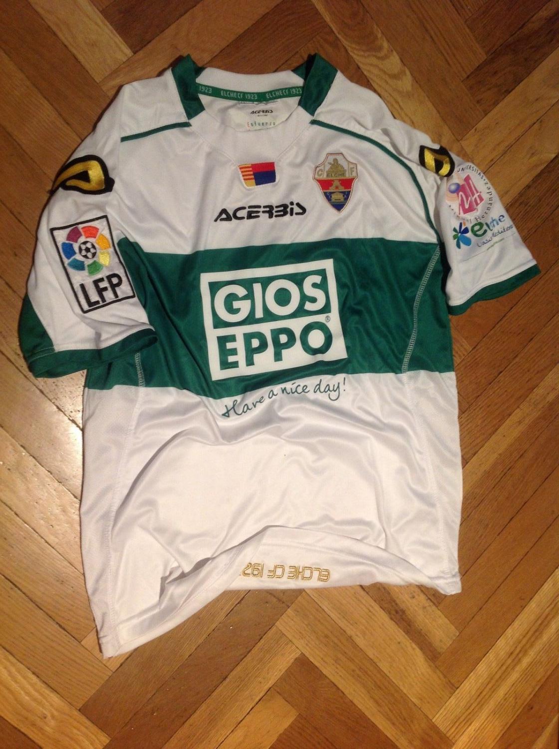 maillot elche cf domicile 2013-2014 rétro