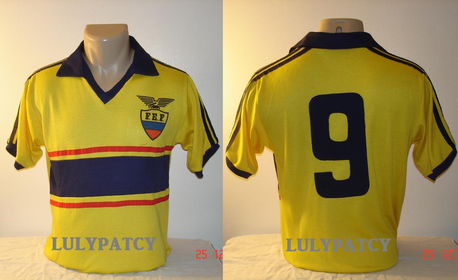 maillot équateur domicile 1988 pas cher