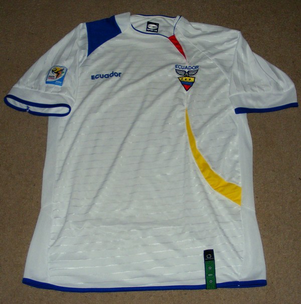 maillot équateur exterieur 2009-2010 rétro