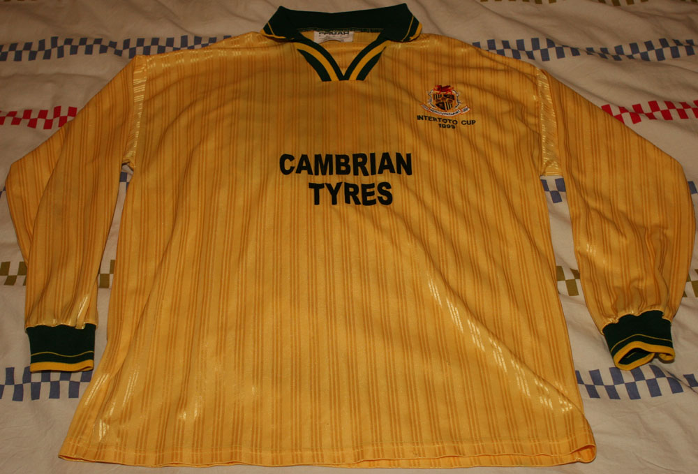 maillot équipe de aberystwyth town exterieur 1999-2000 pas cher