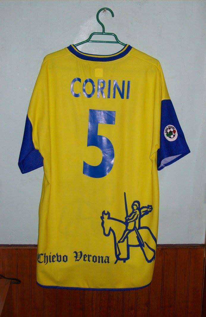 maillot équipe de ac chievoverona domicile 2002-2003 rétro maillot équipe de ac chievoverona domicile 2002-2003 rétro