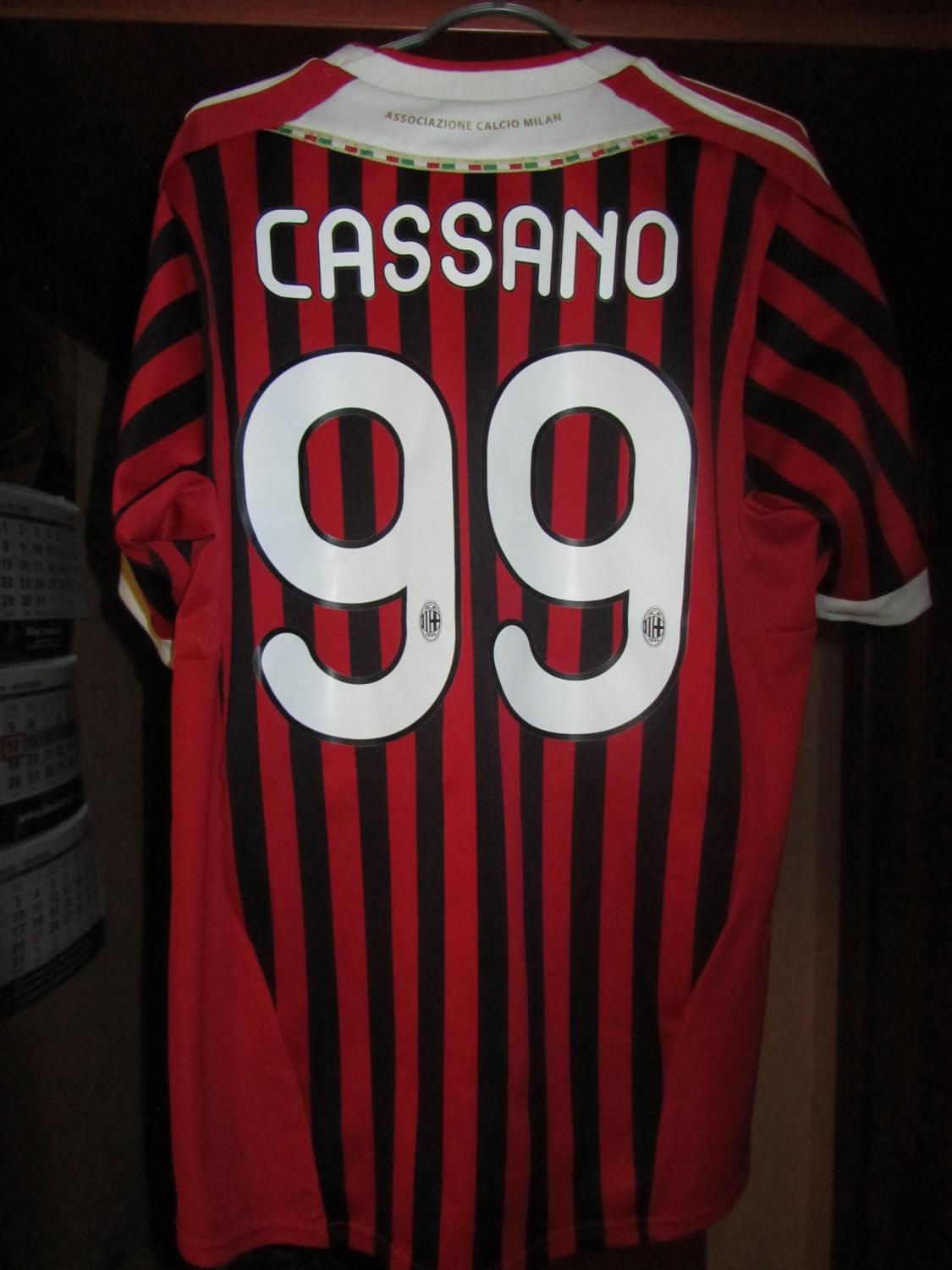 maillot équipe de ac milan domicile 2011-2012 pas cher