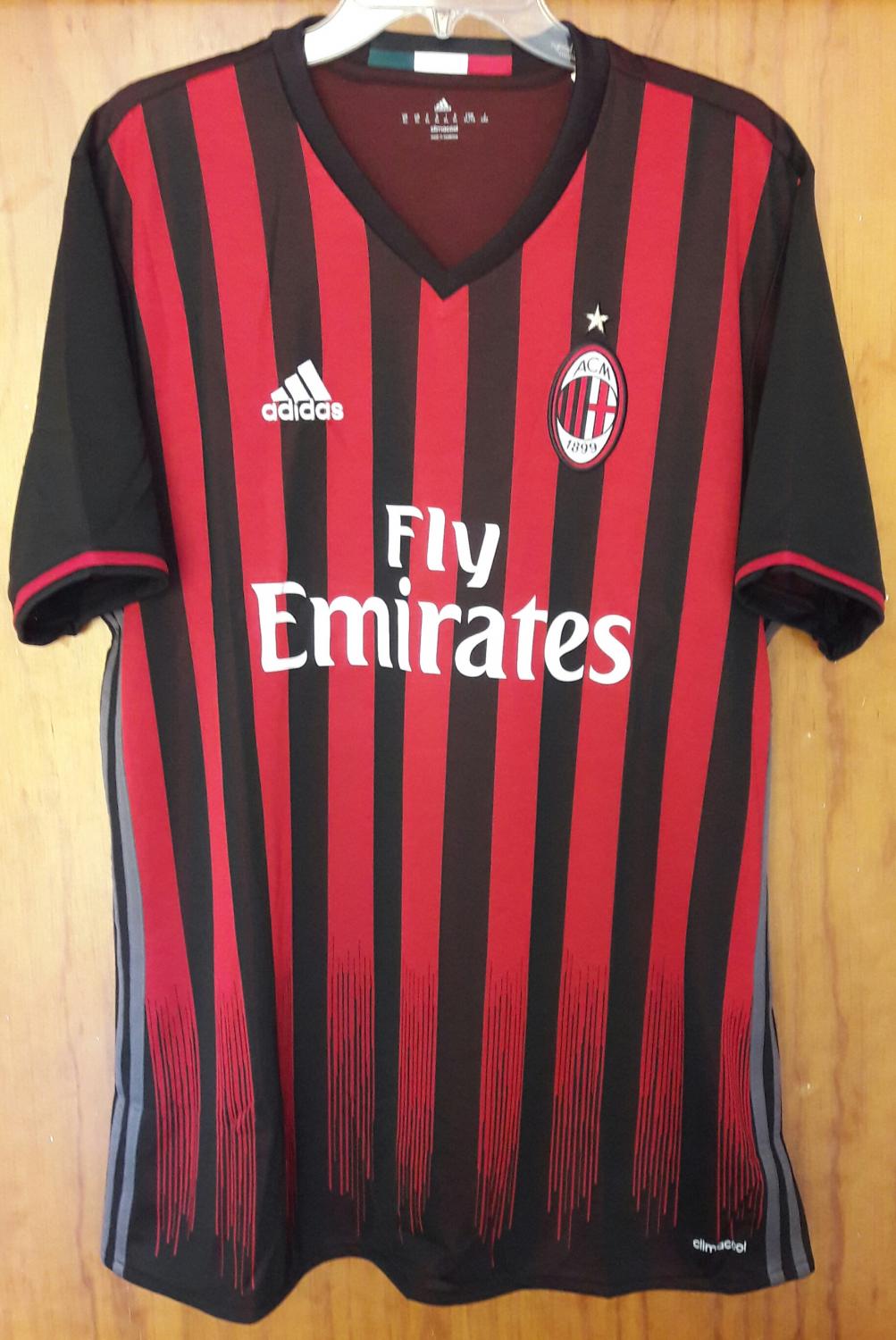 maillot équipe de ac milan domicile 2016-2017 pas cher