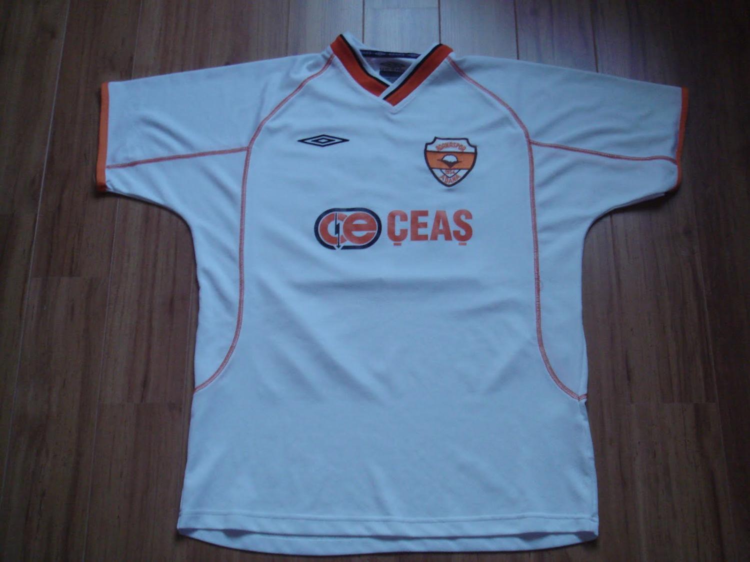 maillot équipe de adanaspor domicile 2006-2007 rétro