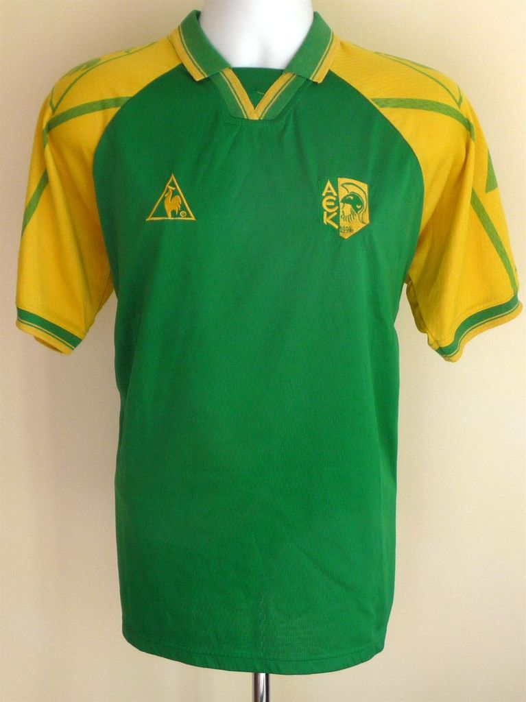 maillot équipe de aek larnaca domicile 1999-2000 rétro