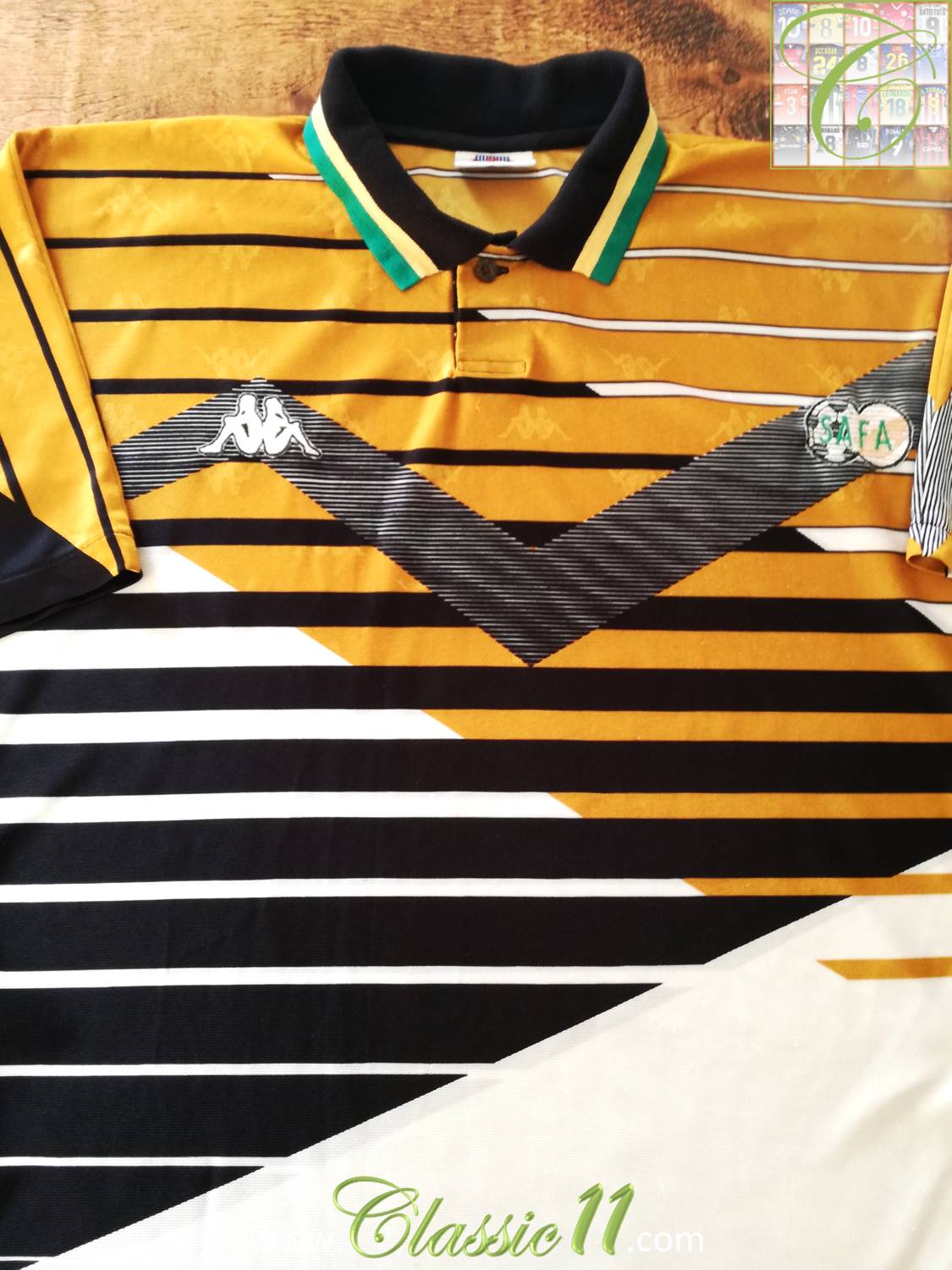 maillot équipe de afrique du sud domicile 1992-1993 rétro