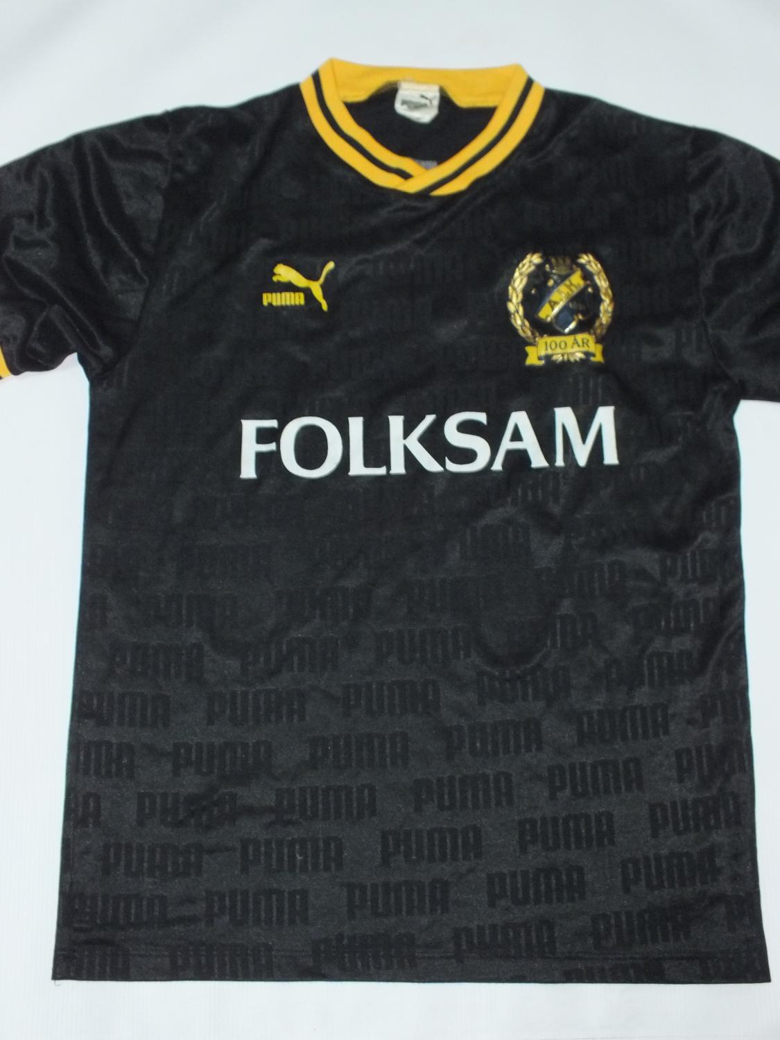 maillot équipe de aik fotboll domicile 1990-1991 pas cher