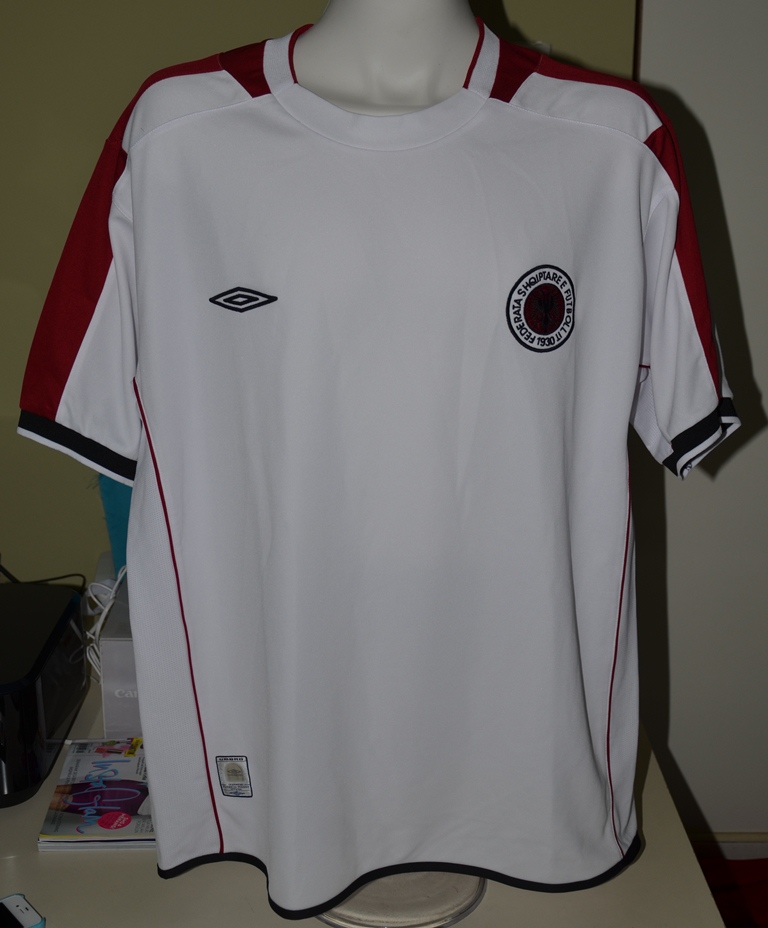 maillot équipe de albanie exterieur 2005 rétro
