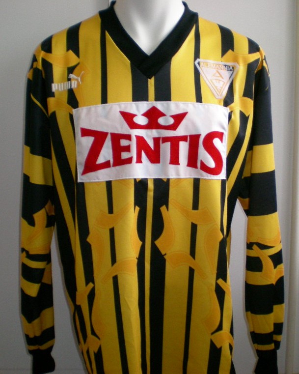 maillot équipe de alemannia aachen domicile 1996-1997 pas cher