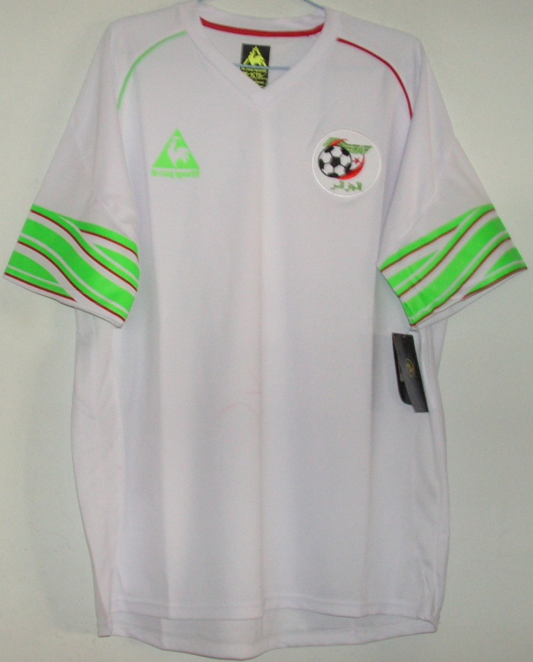 maillot équipe de algérie domicile 2008-2010 pas cher