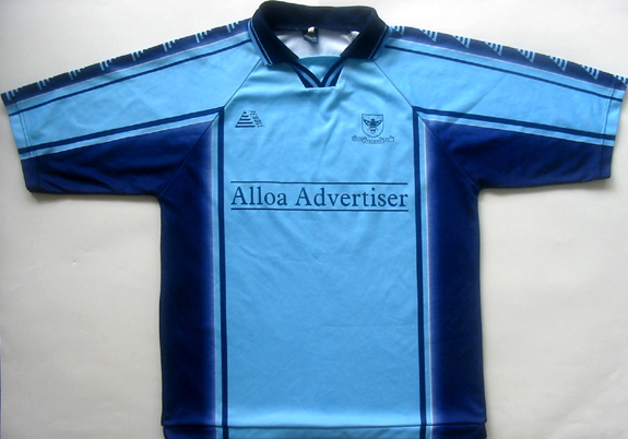 maillot équipe de alloa athletic exterieur 2001-2002 rétro