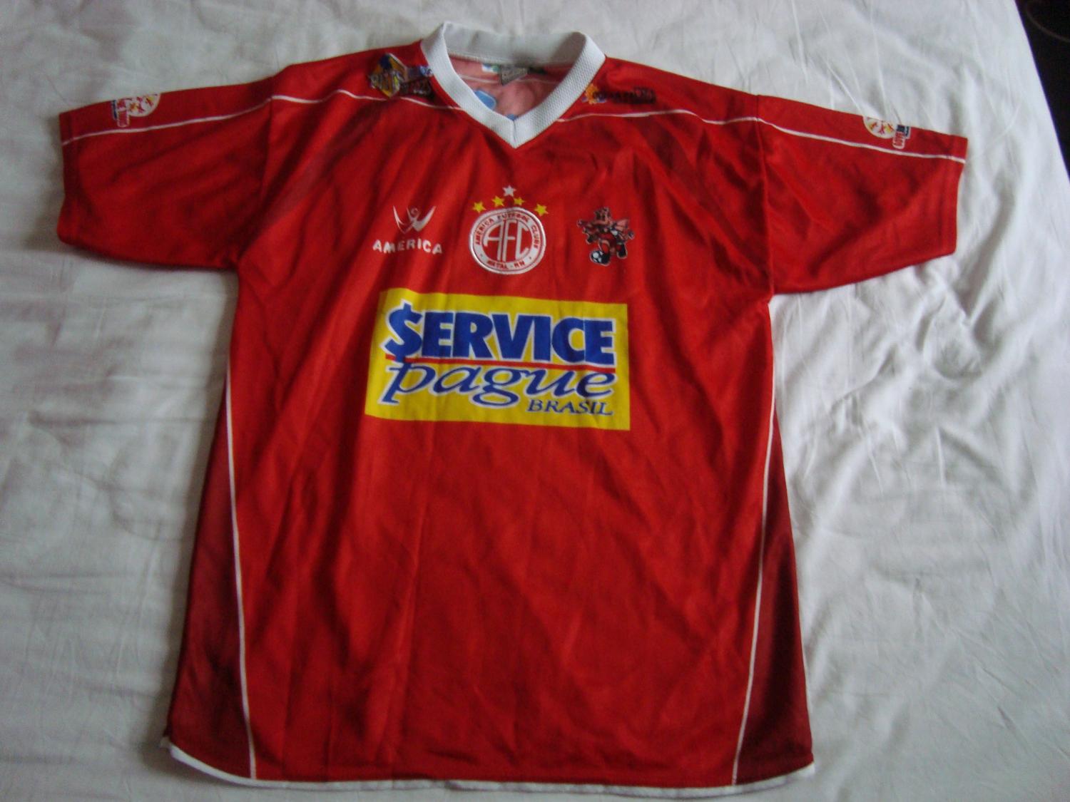 maillot équipe de américa de natal domicile 2000-2002 rétro