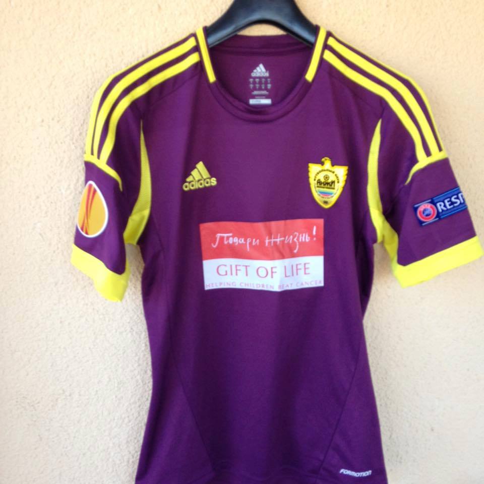 maillot équipe de anji makhatchkala réplique 2012-2013 pas cher