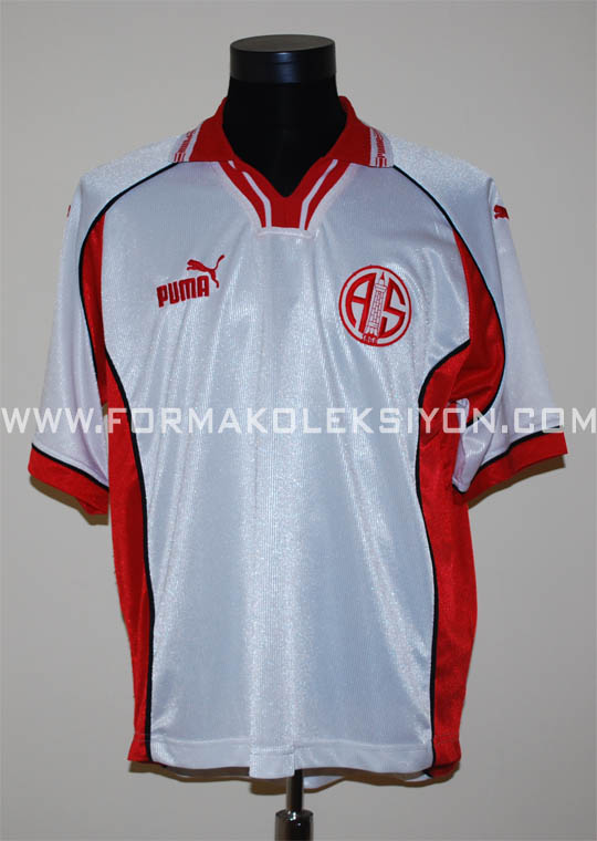 maillot équipe de antalyaspor domicile 2000-2001 rétro