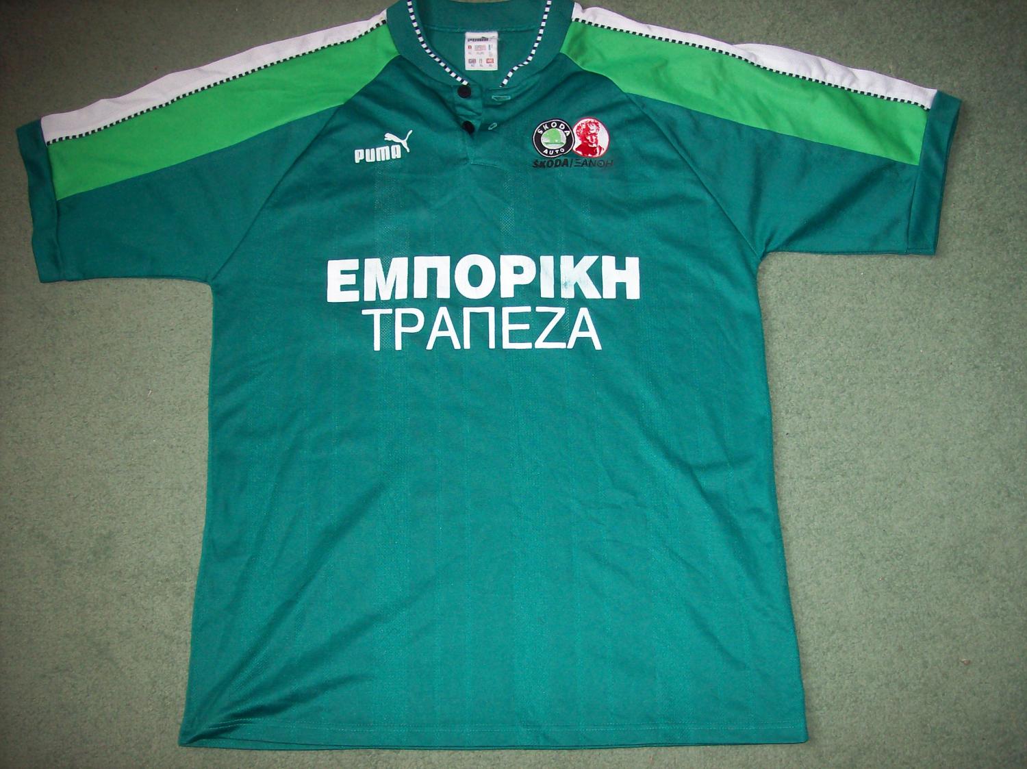maillot équipe de ao xanthi domicile 1997-1998 pas cher