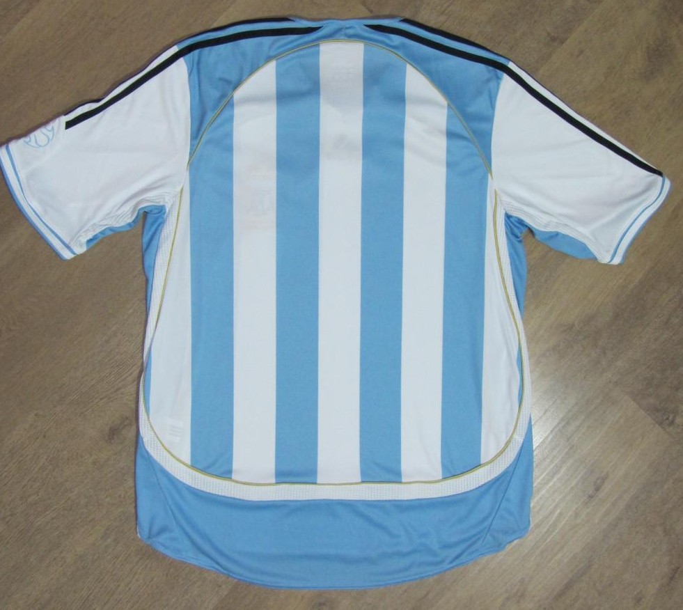 maillot équipe de argentine domicile 2006-2007 rétro maillot équipe de argentine domicile 2006-2007 rétro