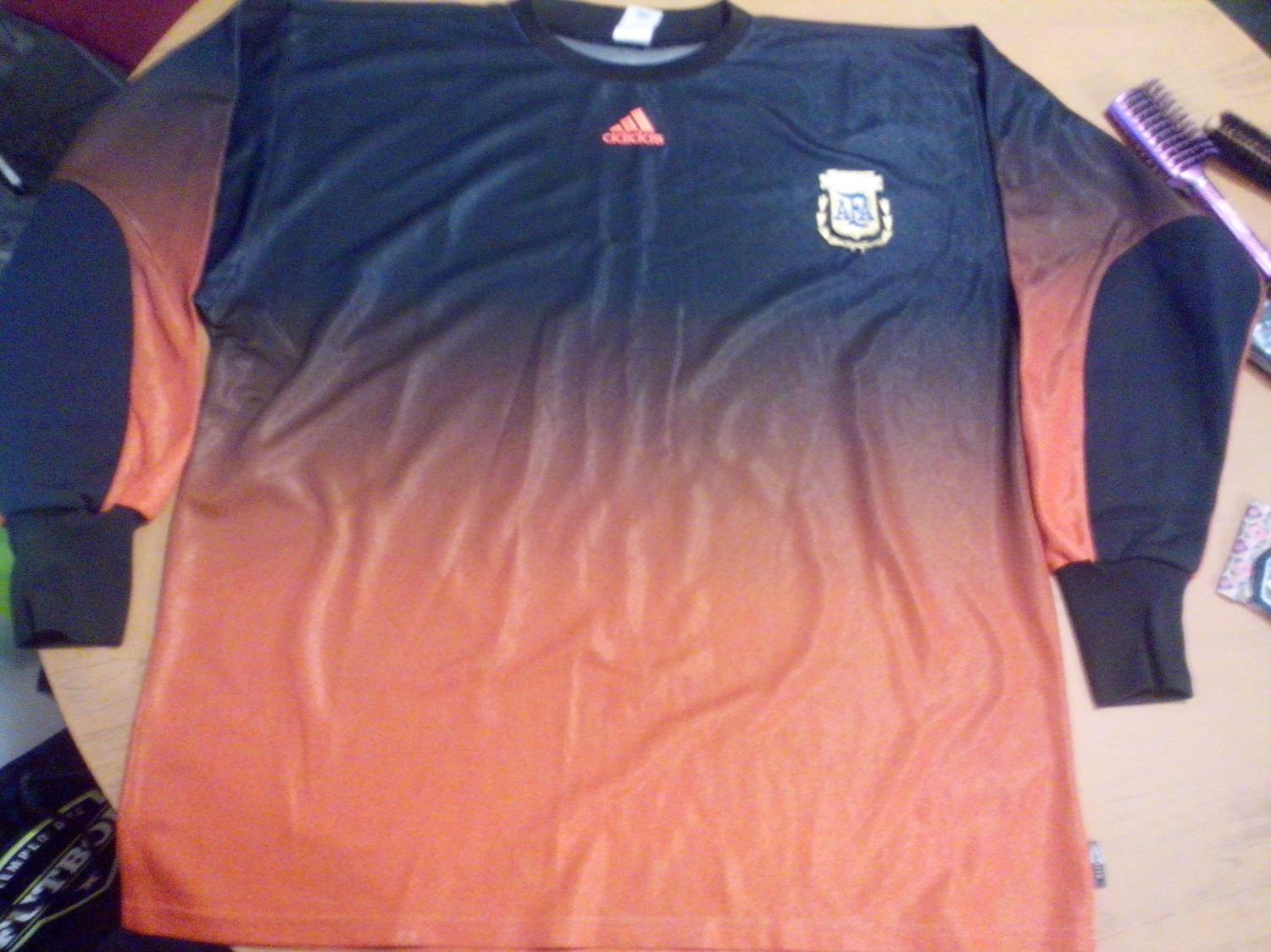 maillot équipe de argentine gardien 2002 pas cher