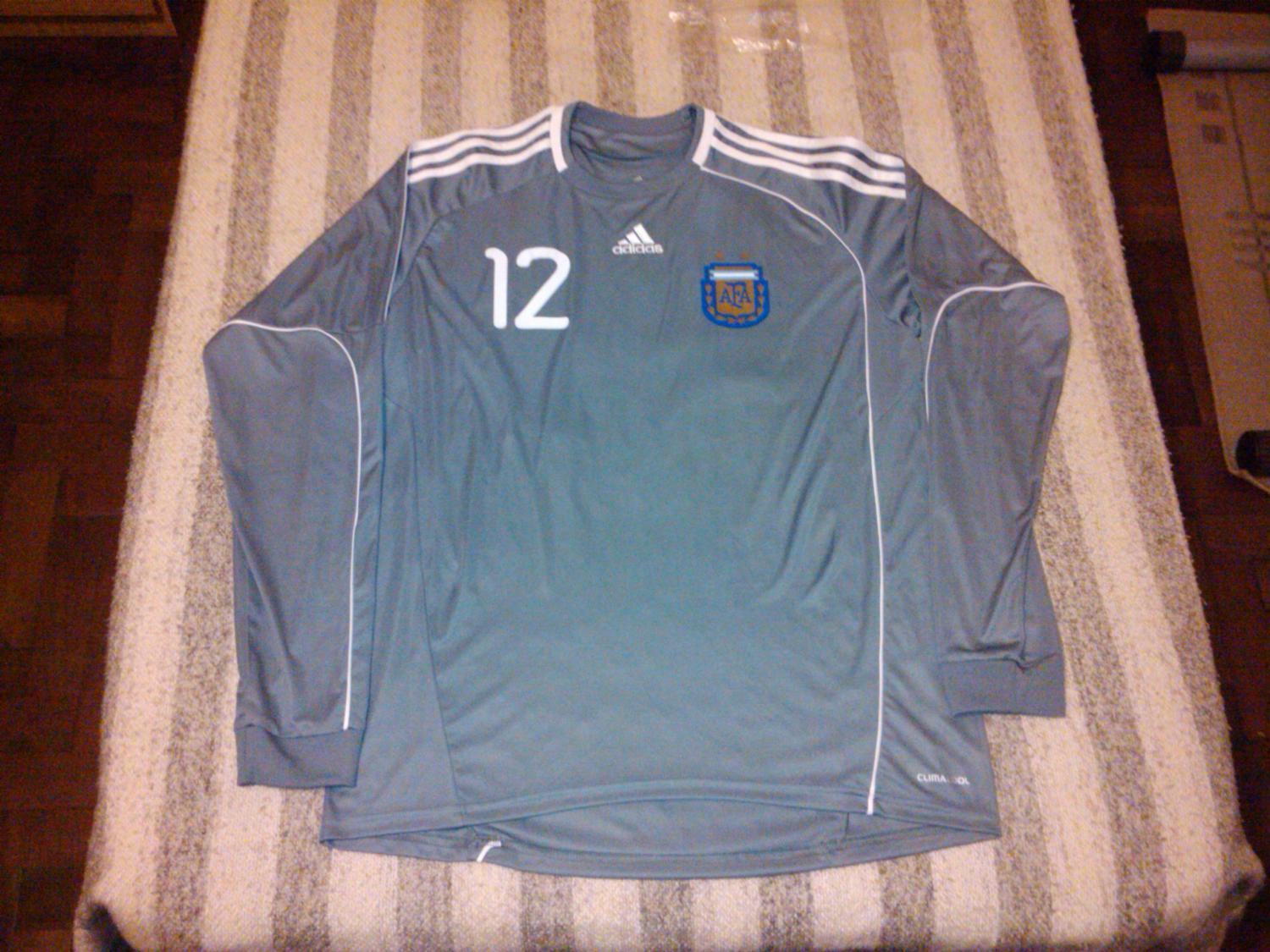 maillot équipe de argentine gardien 2010 rétro