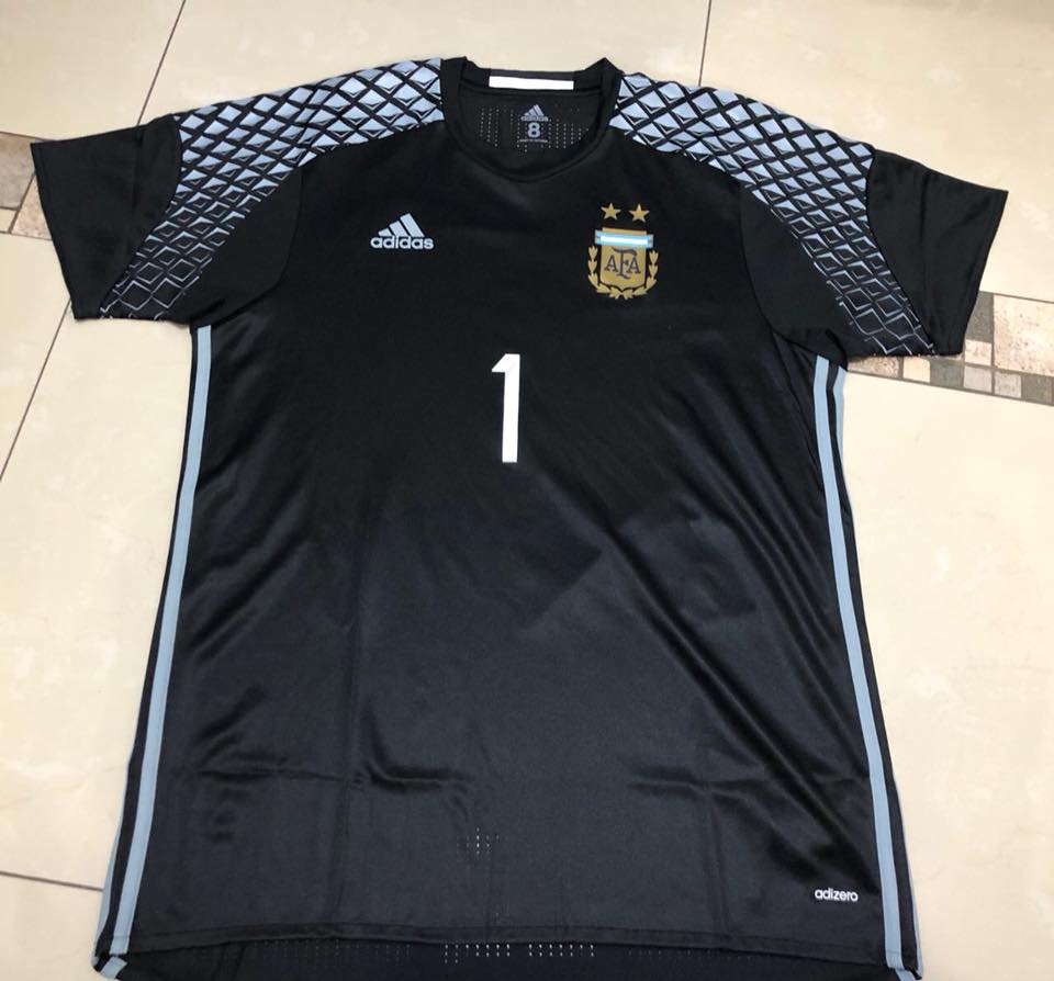 maillot équipe de argentine gardien 2016-2017 rétro