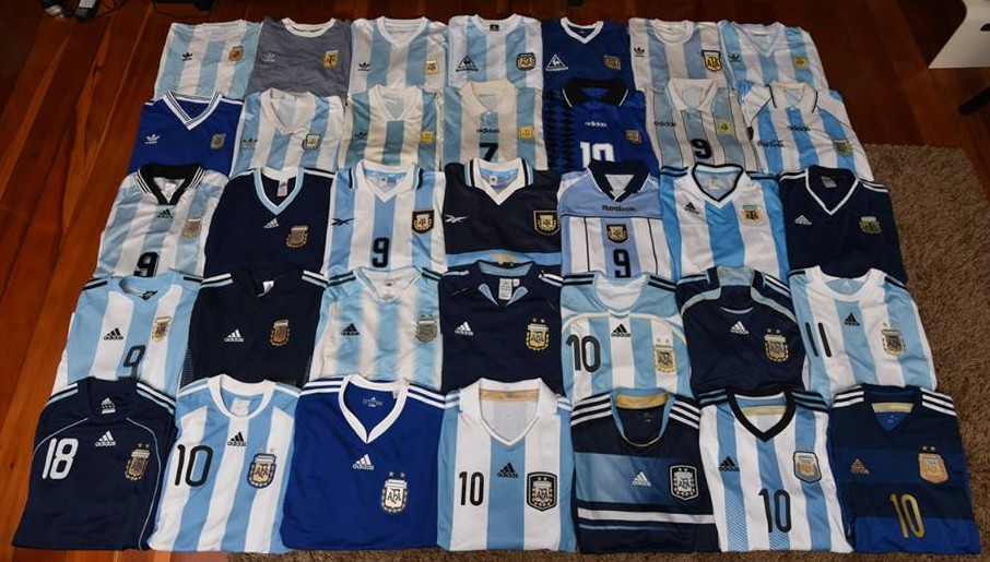 maillot équipe de argentine particulier 1978-2014 rétro