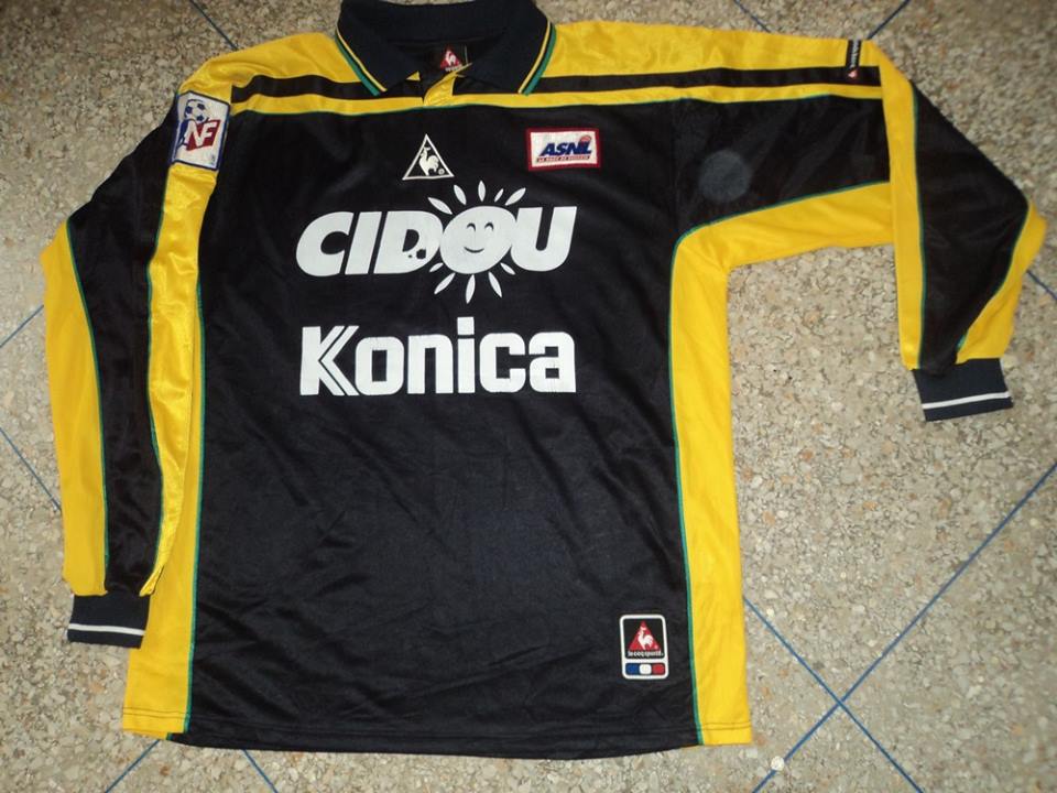 maillot équipe de as nancy lorraine exterieur 2000-2001 pas cher