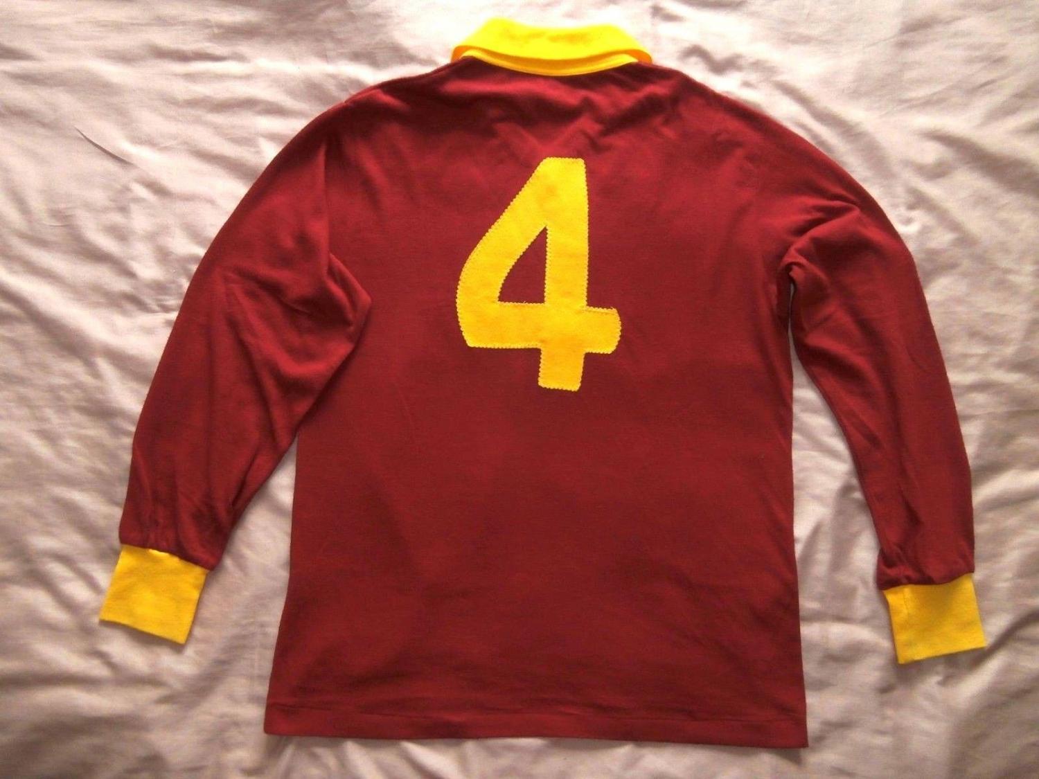 maillot équipe de as rome domicile 1986-1987 rétro maillot équipe de as rome domicile 1986-1987 rétro
