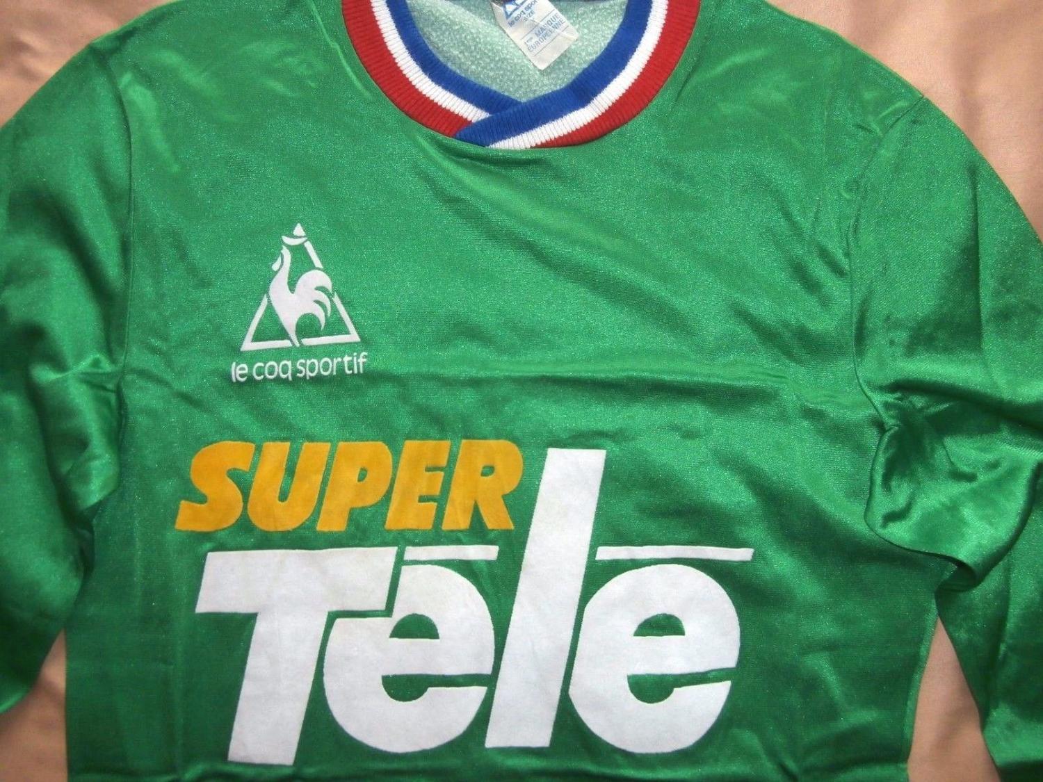 maillot équipe de as saint-étienne domicile 1978-1980 rétro maillot équipe de as saint-étienne domicile 1978-1980 rétro
