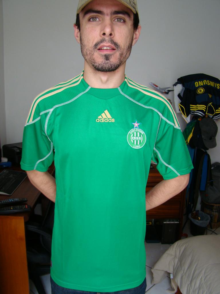 maillot équipe de as saint-étienne domicile 2009-2010 pas cher