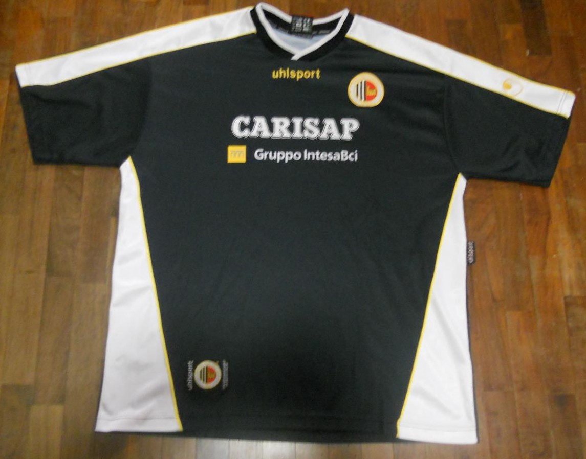 maillot équipe de ascoli third 2002-2003 rétro