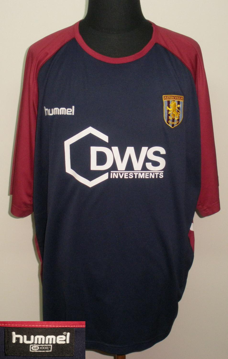 maillot équipe de aston villa réplique 2004 pas cher