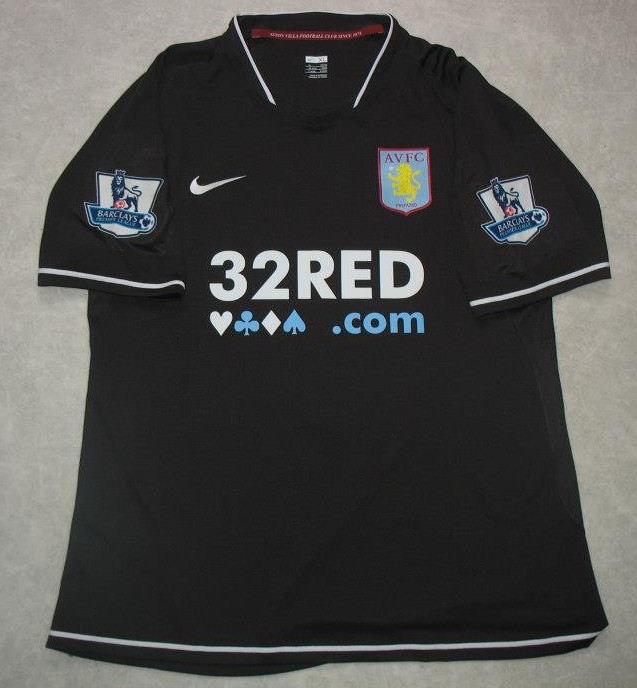 maillot équipe de aston villa third 2007-2008 pas cher