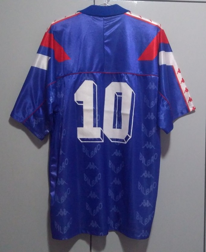 maillot équipe de athletic bilbao exterieur 1992-1993 rétro maillot équipe de athletic bilbao exterieur 1992-1993 rétro