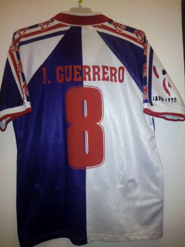 maillot équipe de athletic bilbao exterieur 1997-1998 rétro maillot équipe de athletic bilbao exterieur 1997-1998 rétro