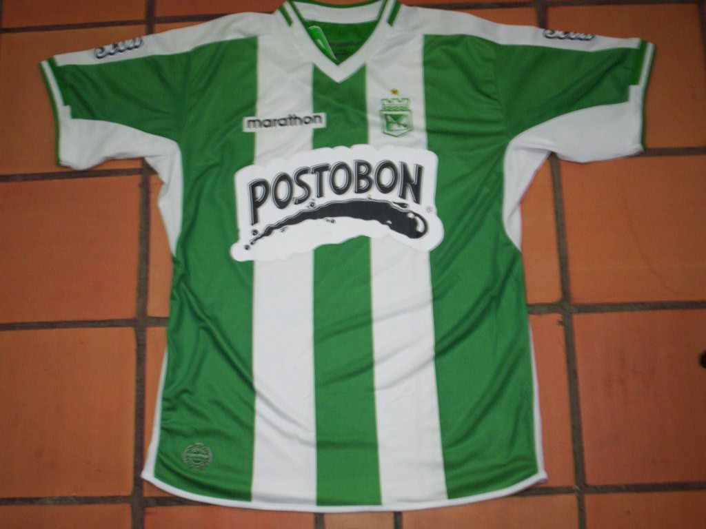 maillot équipe de atlético nacional domicile 2007-2008 rétro
