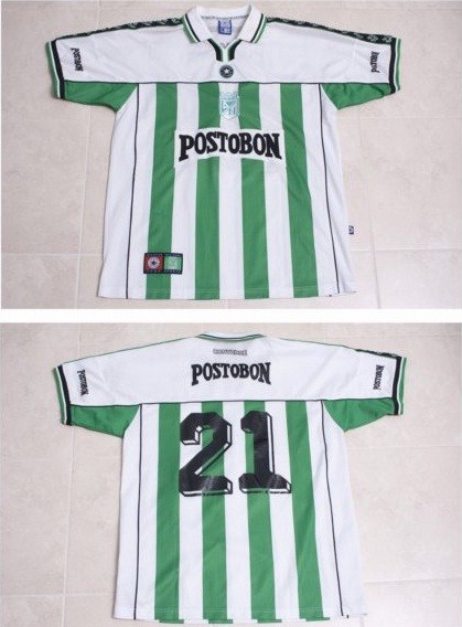 maillot équipe de atlético nacional exterieur 2001-2003 pas cher