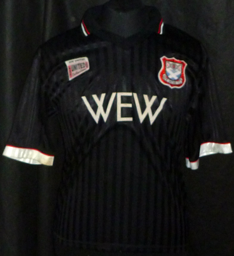 maillot équipe de ayr united domicile 1995-1996 rétro