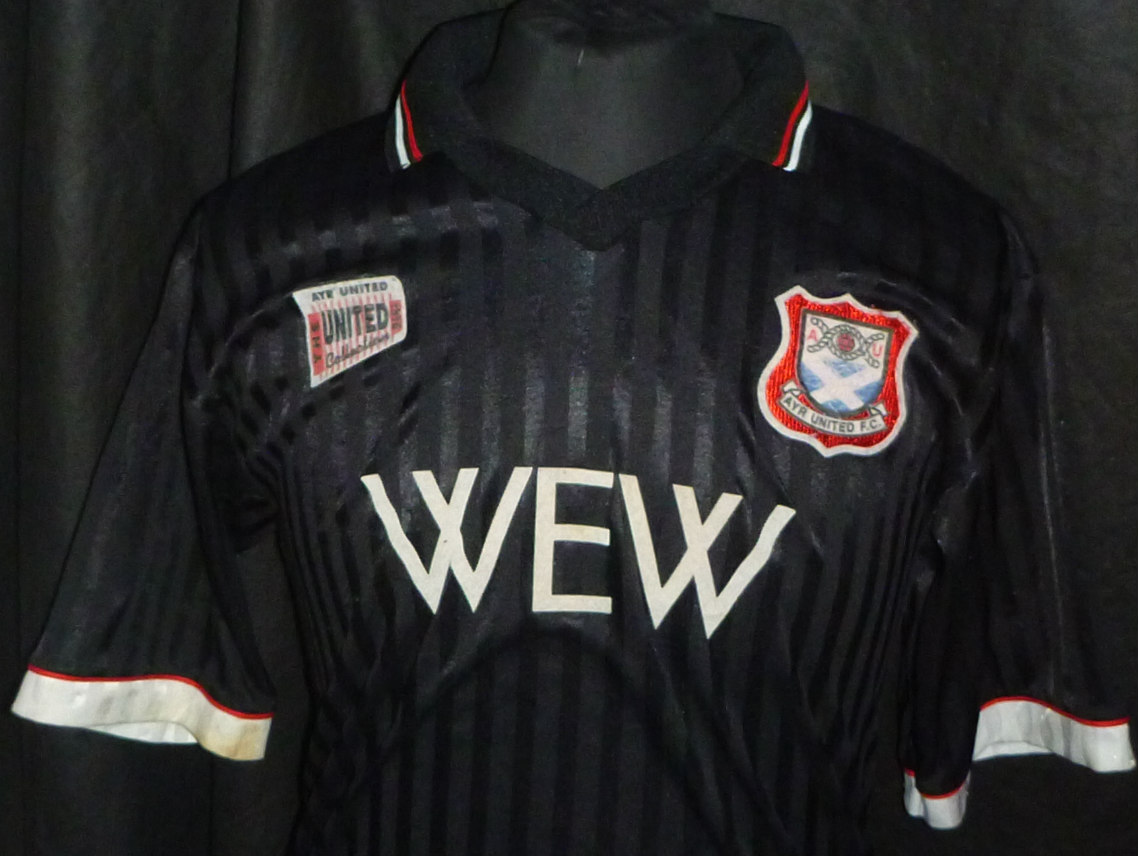 maillot équipe de ayr united domicile 1995-1996 rétro maillot équipe de ayr united domicile 1995-1996 rétro