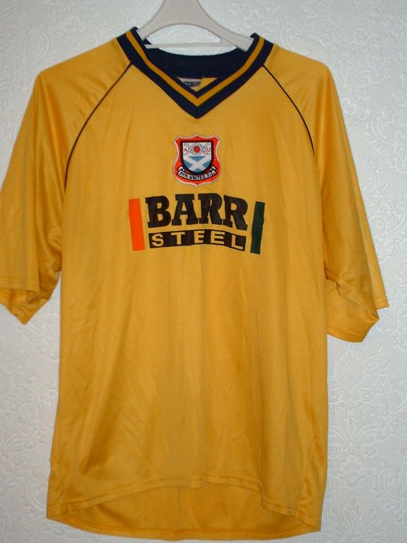 maillot équipe de ayr united exterieur 1998-1999 rétro