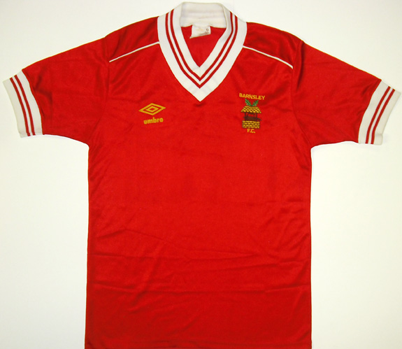 maillot équipe de barnsley fc domicile 1982-1986 rétro